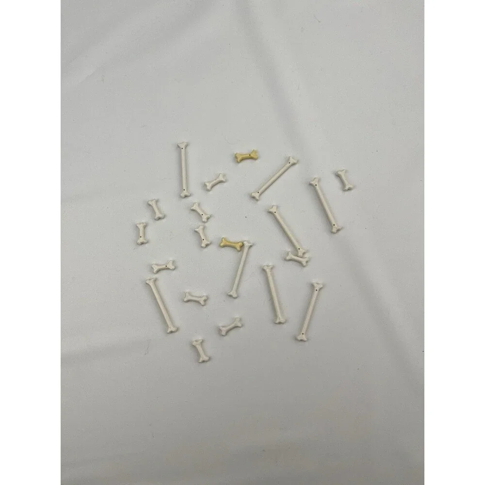 LEGO BONE LOT 13x Short & 8x Long White Bones Dog Animal Weapon Halloween Pet